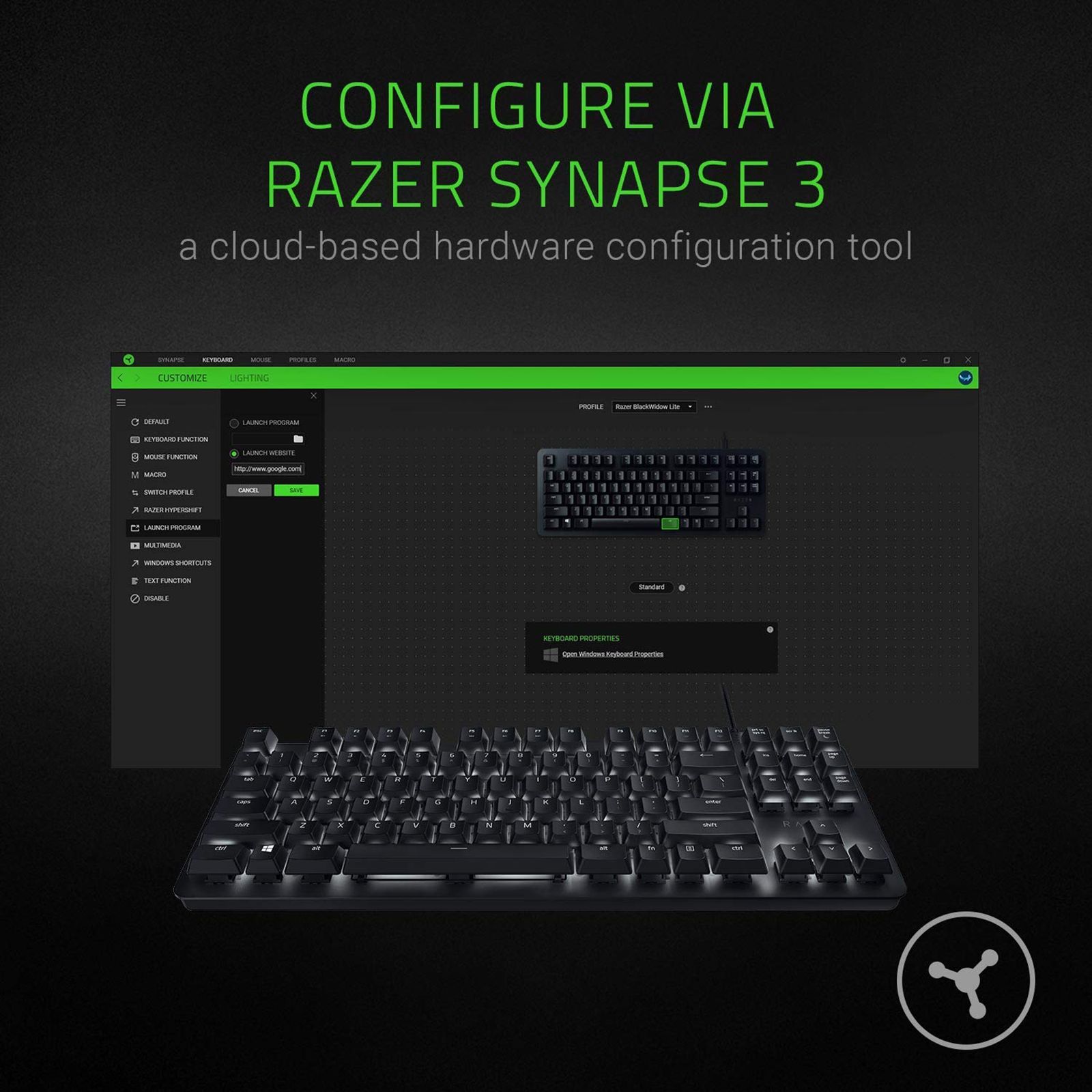 Buy RAZER BlackWidow Lite Wired Gaming Keyboard (Orange Mechanical